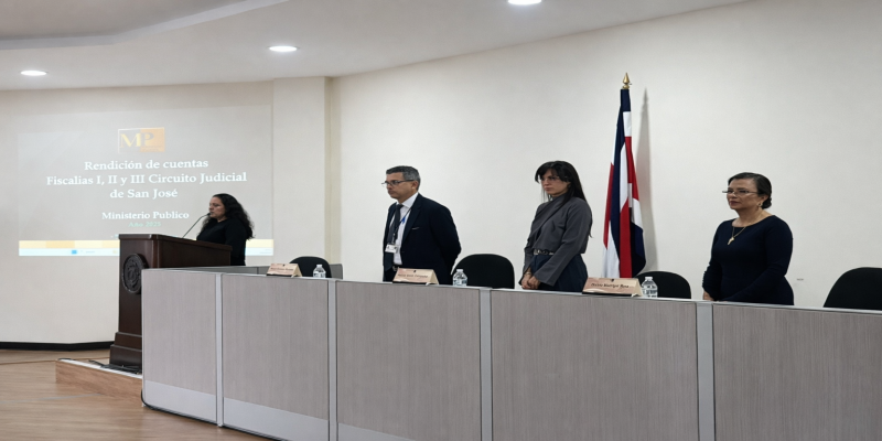 FISCALÍAS DEL I, II Y III CIRCUITO JUDICIAL DE SAN JOSÉ PRESENTARON RESULTADOS DE SU GESTIÓN EN EL 2025