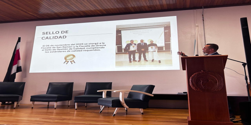 FISCALÍA DE SAN RAMÓN RESOLVIÓ 5.933 EXPEDIENTES EN EL 2025