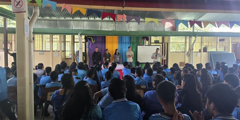 FAI Y OIJ IMPARTEN CHARLAS A 270 ESTUDIANTES DE TERRITORIO INDÍGENA DE LA CASONA