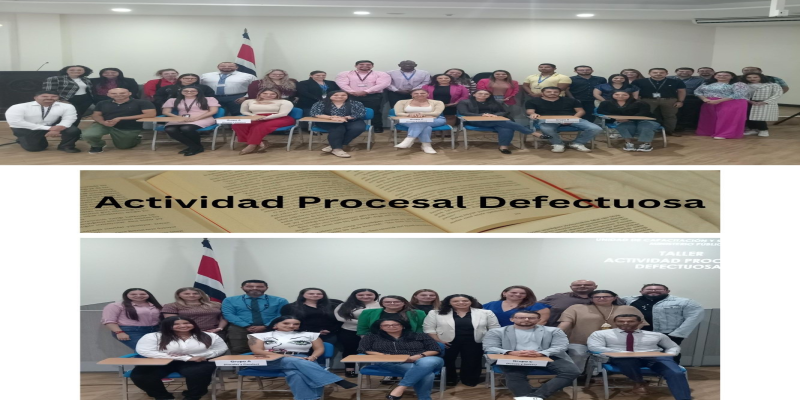 UCS IMPARTIÓ CURSO A PERSONAL FISCAL SOBRE ACTIVIDAD PROCESAL DEFECTUOSA