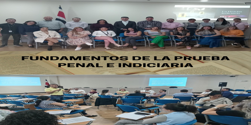 PERSONAL FISCAL DESARROLLA COMPETENCIAS EN FUNDAMENTOS DE LA PRUEBA PENAL E INDICIARIA