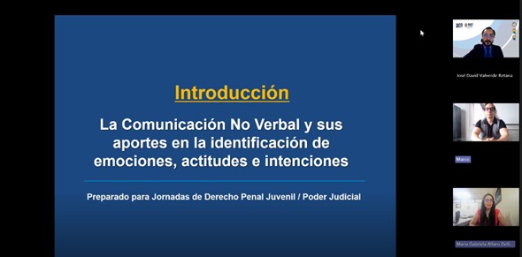 “Jornadas de Derecho Penal Juvenil para personal especializado”